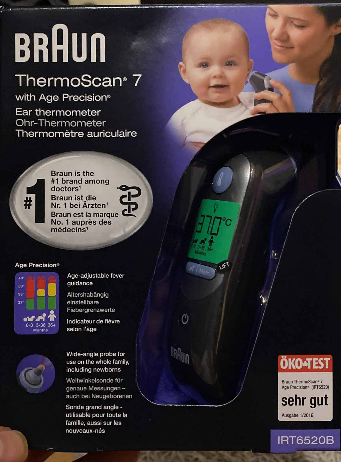 Braun ThermoScan 7 Ohrthermometer